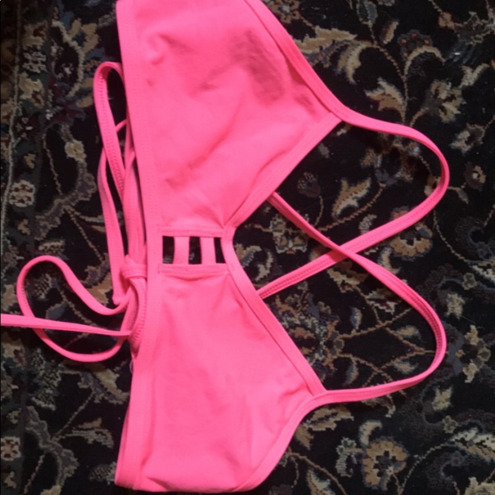Jolyn tomcat watermelon bikini top